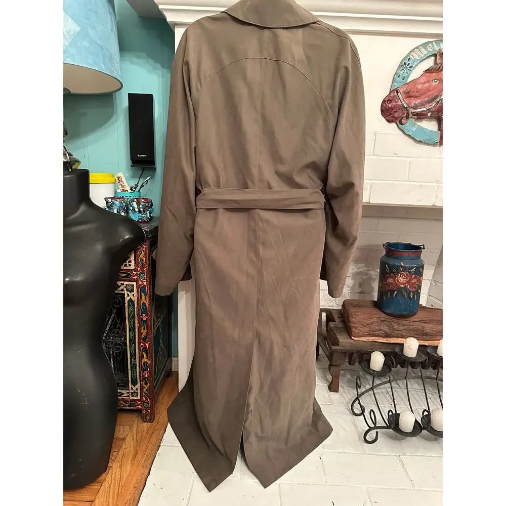 VINTAGE 90's SANYO NY EXCLUSIVELY FOR BLOOMINGDALE'S TRENCHCOAT UNISEX MEN'S 36